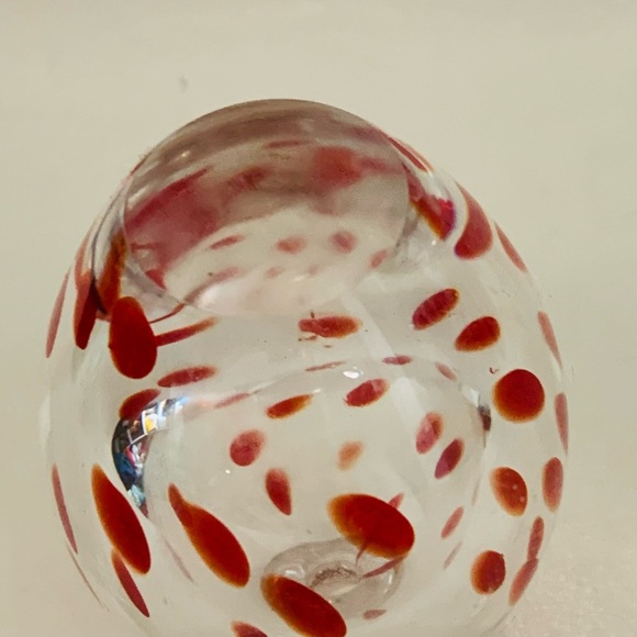 Vintage Murano Glass Vase/paperweight  4 Inch High - Picture 4 of 9